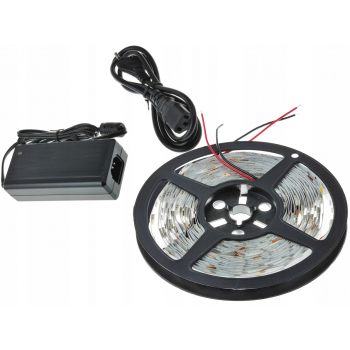 ZESTAW 300 LED 5M 60/M Taśma SMD2835 BIAŁY CIEPŁY