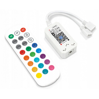 ZESTAW LED Smart 5M Taśma 300 RGB pilot RF + WiFi