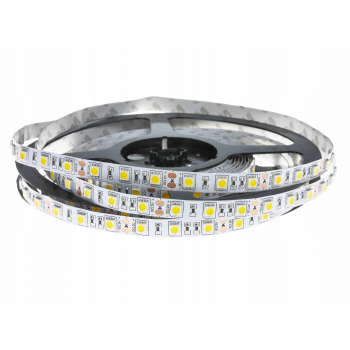 ZESTAW LED 5M 300LED 60/M Taśma 5050 BIAŁY CIEPŁY