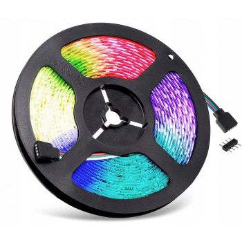 ZESTAW LED PRO wodoodporny Taśma RGB 5m IP65 24V