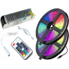 ZESTAW RGB 10M 300 LED Pilot Radiowy Taśma 5050