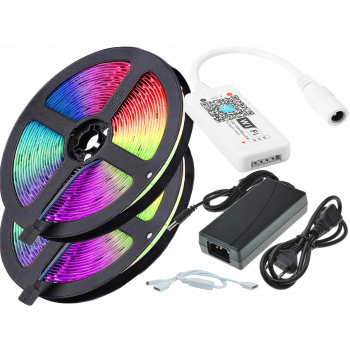 ZESTAW LED Smart 10M Taśma 300 RGB sterownik WiFi