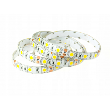 Taśma LED biała ciepła 60LED/m IP65 SMD5050 1M