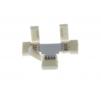 Złączka kątowa RGB LED ŁĄCZNIK 10mm 4pin klik T