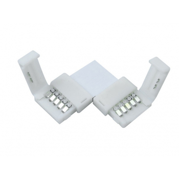 Złączka kątowa RGBW LED ŁĄCZNIK 10mm 5pin klik L